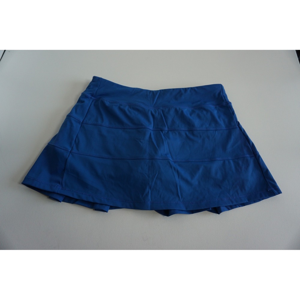 Meivso Women Royal Blue Athletic Skort Tiered Tennis Golf Skirt Size Medium